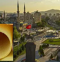 Kayseri'de boynunda plastik boruyla bulundu
