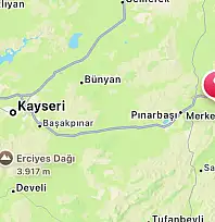 Kayseri'de deprem