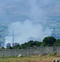 Kayseri'de dumanlar yükseliyor
