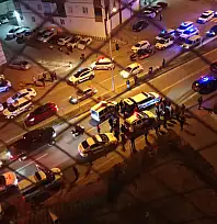 Kayseri'de 'dur' ihtarına uymadı polisin üzerine sürdü!