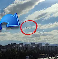 Kayseri'de gökyüzünde dikkat çeken görüntü!
