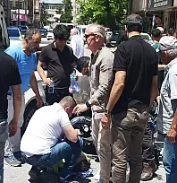 Kayseri'de olayı gören oraya koştu! Polis memuru hastaneye kaldırıldı