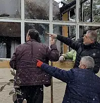 Kayseri'de imamın evi yandı