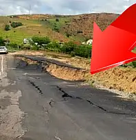 Kayseri'de çöken ve kapanan yolla ilgili Bakan'dan açıklama! Bakın neden oluyormuş?