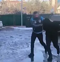 Kayseri'de okul önünde hayasızca hareket eden sürücü yakalandı