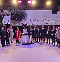 Kayseri protokolü düğünde buluştu! Başkan'ın oğlu evlendi