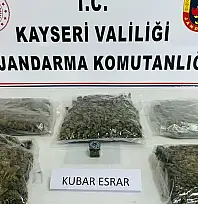 Kayseri'de sehbanın içine gizlenmiş kilolarca esrar ele geçirildi