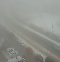 Kayseri'de sis ve kuvvetli rüzgar onları durduramadı! Herkes oraya akın etti