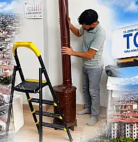 Kayseri'de TOKİ konutlarında soba kuruldu iddiası