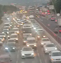 Kayseri'de trafik kitlendi! Aracıyla o güzergahtan giden pişman oldu