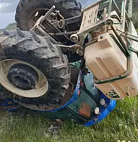 Kayseri'de traktör bu hale geldi! Görenler gözlerine inanamadı
