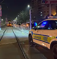 Kayseri'de tramvay yayaya çarptı