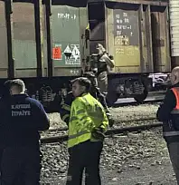 Kayseri'de tren garında hareketli dakikalar! Bir vagon karantinaya alındı