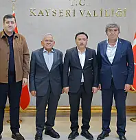 Kayseri'de üç isim Vali Çiçek'in makamında buluştu! İşte sebebi