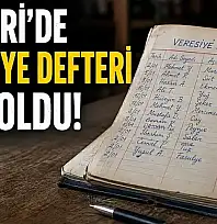 Kayseri'de veresiye defteri kayboldu! Defter kimin eline geçti?