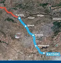 Kayseri'de yıllık 5,5 milyon yolcu ve 3 milyon ton yük taşıyacak proje