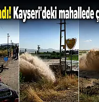 Kayseri'deki mahallede kabus sürüyor! Dün yapıldı, yine patladı!