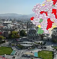 Kayseri için harita yayınlandı! Yasaklanan bölgeler belli oldu