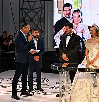 Kayseri protokolü bu görkemli düğünde buluştu