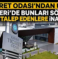 Kayseri'de yaşayanlar dikkat!