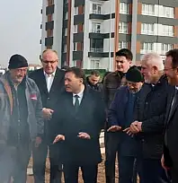 Kayseri Valisi hangi kooperatifi ziyaret edip, şantiye alanında inceleme yaptı?