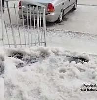 Kayseri'yi dolu vurdu, tarım alanları zarar gördü