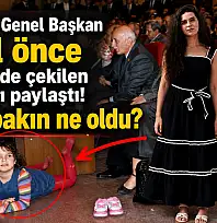 Kayserili Genel Başkan 15 yıl önce Kayseri'de çekilen fotoğrafı paylaştı! O kız bakın ne oldu?