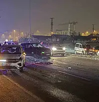 Kayseri'de karanlığa gömülen yolda kazalar peş peşe geldi