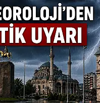 Meteoroloji'den Kayseri'ye kritik uyarı: Öğleden sonra başlıyor
