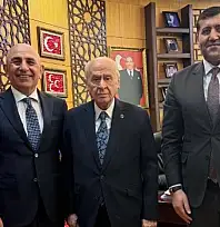MHP lideri Bahçeli, Hurma ve Ersoy'u kabul etti!