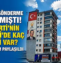 MHP'ye gönderme yapılmıştı! AK Parti'nin Kayseri'de kaç üyesi var?