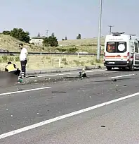 Kayseri'de motosiklet kazası can aldı