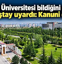Sayıştay'dan Erciyes Üniversitesi yönetimine 'Artık yeter' dedirten uyarı!