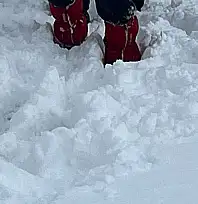 Şehir merkezinde durum farklı ama bu görüntü Kayseri'de çekildi