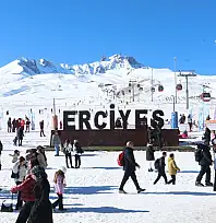 Türkiye'nin incisi Erciyes'te sezon coşkuyla açıldı