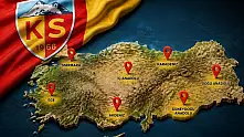 Kayserispor 7 bölgede oynayacak! Deplasmanlar sıralandı