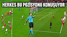 Kayserispor maçında tartışılan pozisyonda şaşırtan tesadüf!