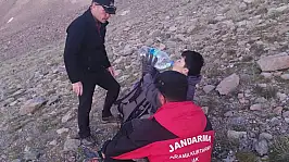 Erciyes Dağı'nda mahsur kaldı, JAK ve AFAD seferber oldu