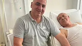 Eski il müdürü Kayseri'nin tanınmış iş insanını hastanede ziyaret etti