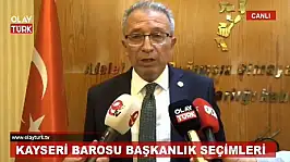 Kayseri Barosu Başkanı Özsoy'dan seçim sonrası ilk açıklama!