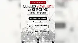 Kayseri'de Çerkesler 21 Mayıs'ta sürgün ve soykırımı anacak