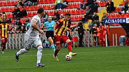 Kayseri'de ilk yarı sona erdi