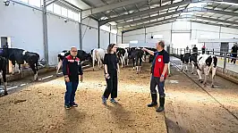 Kayseri'de milyonluk destek alan işletmeye Müdür'den ziyaret