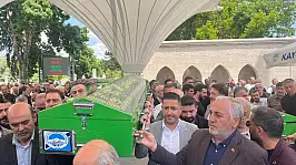 Kayseri'de şehit babasına son görev