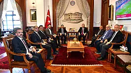 Kayseri heyetinden Kayserili Vali'ye ziyaret!