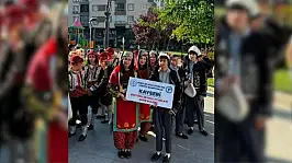 Kayseri'nin halk oyunları gururu Türkiye finalinde