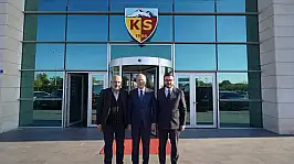 Kayserispor'a maç öncesi AK Parti ziyareti