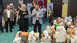 Nasrullahzade Camisi'ndeki Kur'an kursunun açılışını müftü yaptı