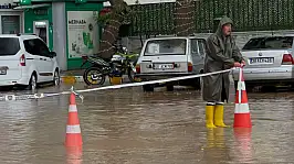Yahyalı'da şiddetli yağış sonrası ekipler seferber oldu