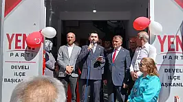 YENİ Parti'den Develi'de yeni başlangıç: İlçe başkanlığı açıldı
